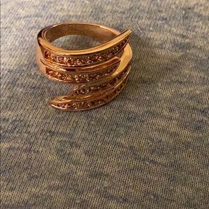 Pink gold plaque or ring